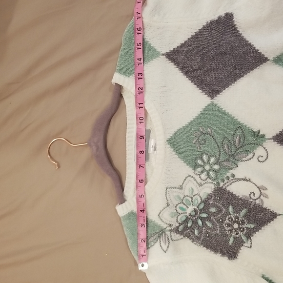 ALFRED DUNNER PXL Vintage Mint Sweater - Picture 9 of 11